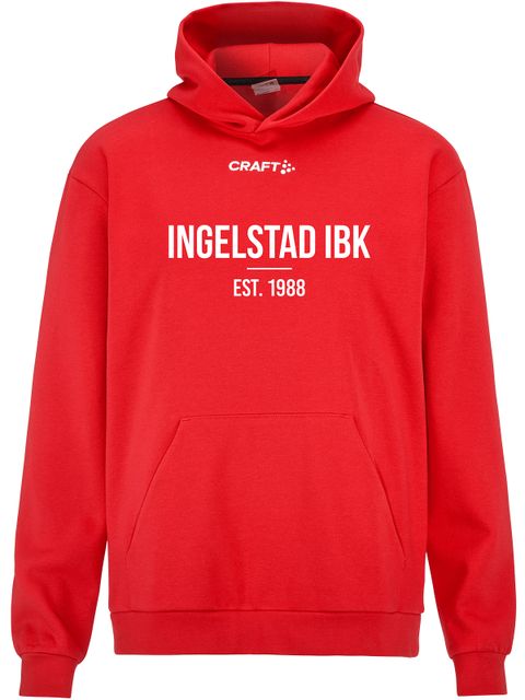 Craft Hoodtröja COMMUNITY 2.0, Red - Supporter (Ingelstad IBK)