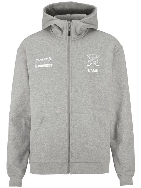 Craft Hoodtröja COMMUNITY 2.0 FZ, Grey Melange (Ingelstad IBK)