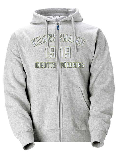 Sw Parry Zip Hood Grå (Kungshamns IF)