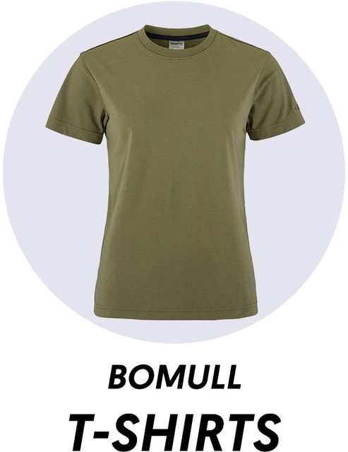 Bomulls-T-shirts för sport och vardag