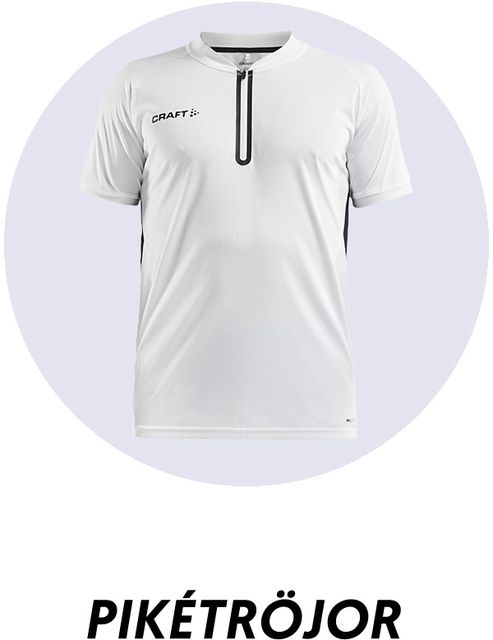 Pikétröjor för sport, lag och fritid