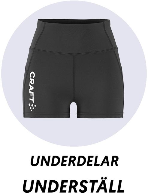 Underställsbyxor och hotpants för sport i kyla