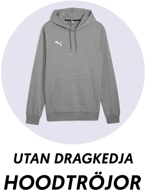 Hoodies utan dragkedja för sport och vardag