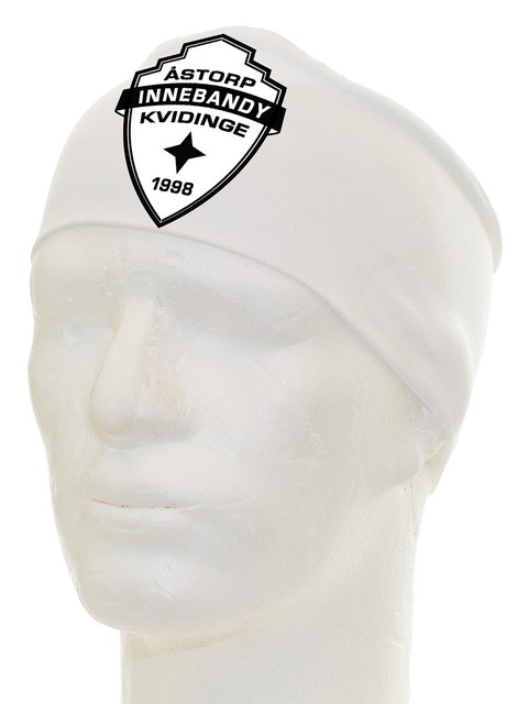 Headband with club logo, Vit (Åstorp Kvidinge IBS)