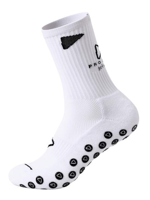 Pro Sock - Grip Sock, White (Ale Padel Club)