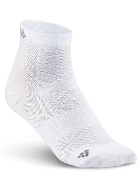 Craft Cool Mid Sock 2-pack, White (Astra Zeneca)