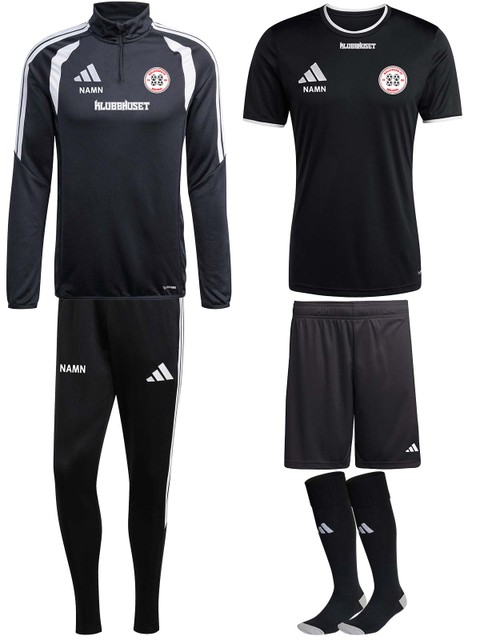 ADIDAS SPELARPAKET, Svart (Balltorps FF)