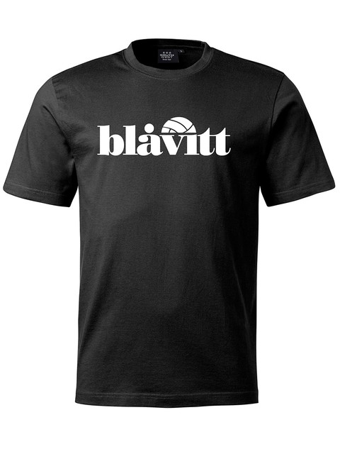 T-shirt Herr, Svart - Blåvitt Elesse