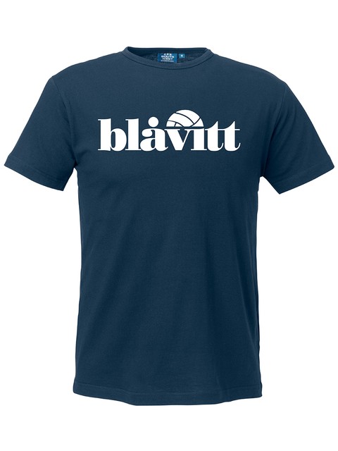 T-shirt Herr, Marinblå - Blåvitt Elesse