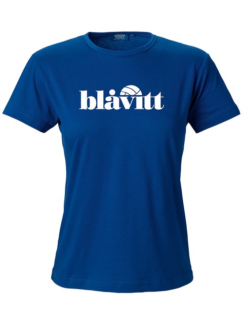 T-shirt Dam, Blå - Blåvitt Elesse