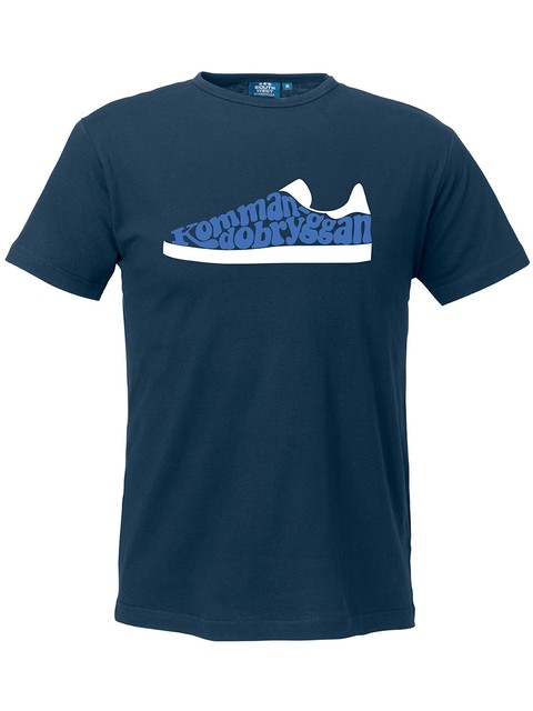 T-shirt Herr, Marinblå - Kommandobryggan Sneaker