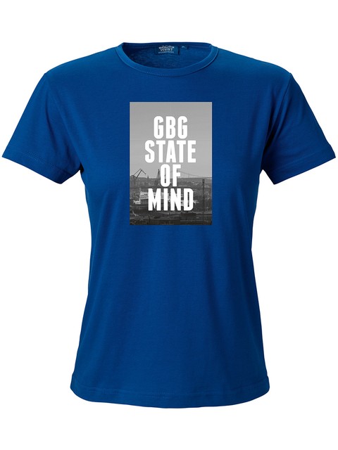 T-shirt Dam, Blå - GBG State Of Mind
