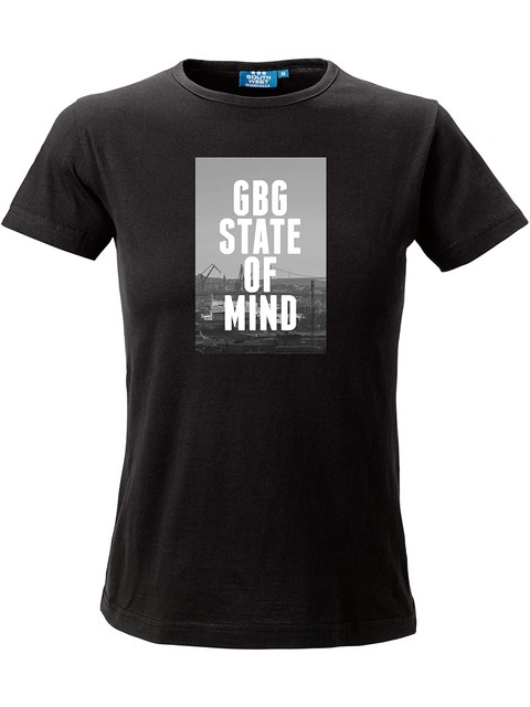 T-shirt Dam, Svart - GBG State Of Mind