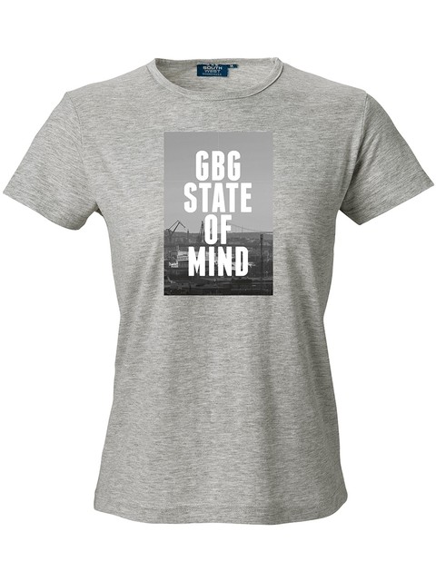 T-shirt Dam, Grå - GBG State Of Mind