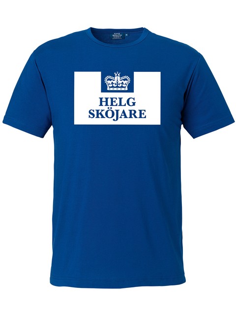 T-shirt Herr, Blå - Helgsköjare