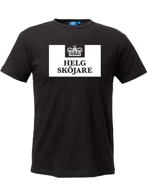 T-shirt Herr, Svart - Helgsköjare