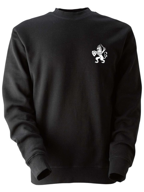 Sweatshirt, Black - GBG Lejon (big logo)