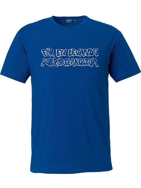 T-shirt Herr, Blå - Levande Supporterkultur