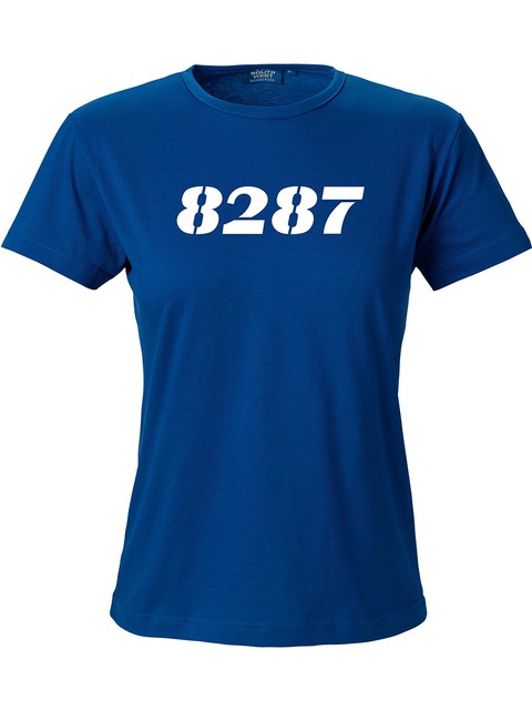 T-shirt Dam, Blå - 8287 GBG