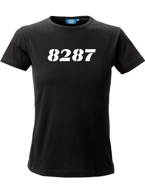 T-shirt Dam, Svart - 8287 GBG