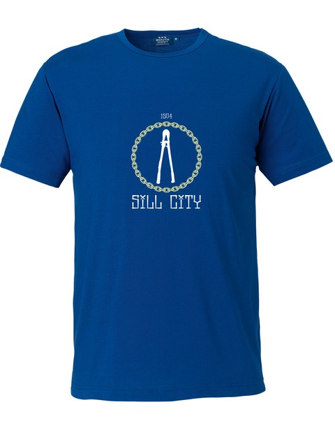 T-shirt Herr, Blå - Sill City