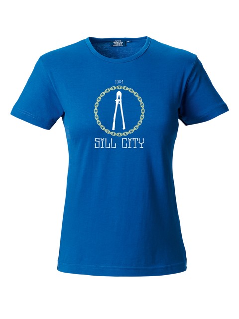 T-shirt Dam, Blå - Sill City