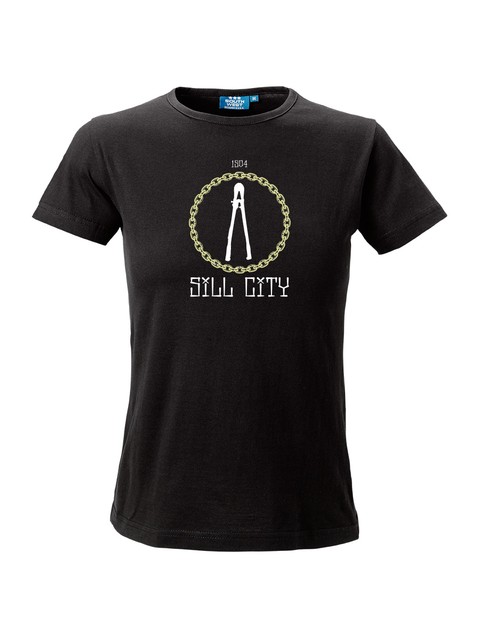 T-shirt Dam, Svart - Sill City