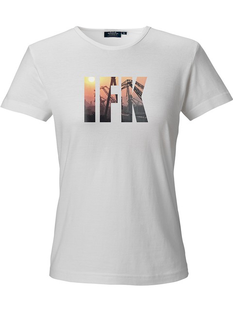 T-shirt Dam, Vit - IFK Sunset