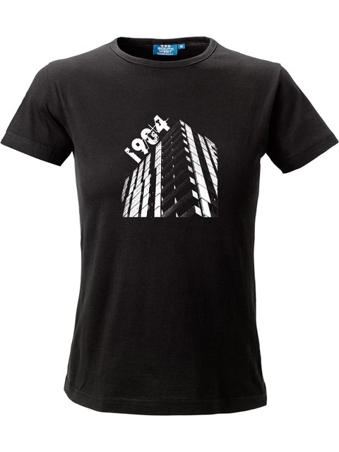 T-shirt Dam, Svart - Höghus 1904