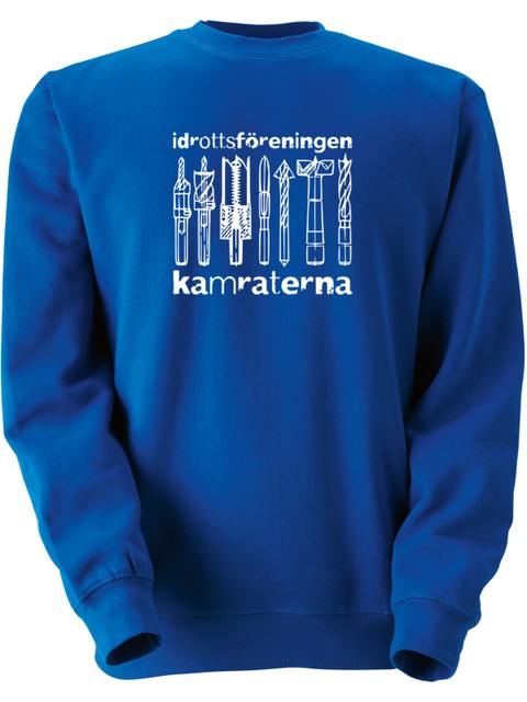 Collegetröja, Blå - Bits Collegetröja, Blå - Bits