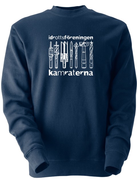 Collegetröja, Marinblå - Bits Collegetröja, Marinblå - Bits