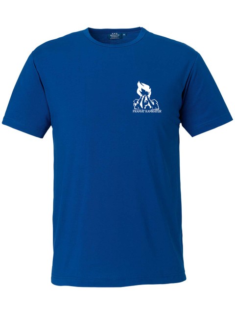 T-shirt Men, Blue - Framåt (liten logo)