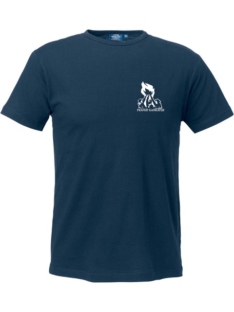 T-shirt Men, Navy - Framåt (liten logo)