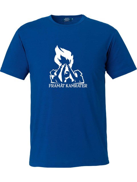 T-shirt Men, Blue - Framåt (stor logo)