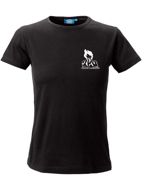 T-shirt Woman, Black - Framåt (liten logo)