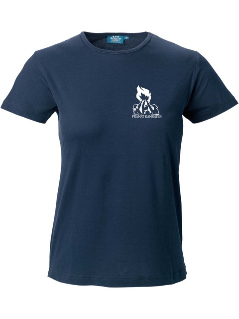 T-shirt Woman, Navy - Framåt (liten logo)