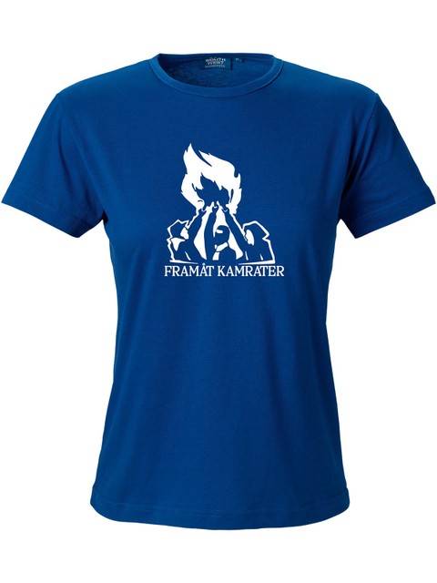 T-shirt Woman, Blue - Framåt (stor logo)