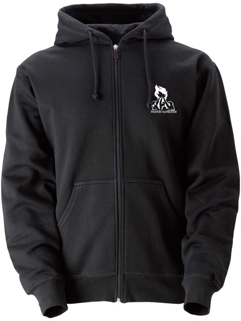Full Zip Hoodie, Black - Framåt