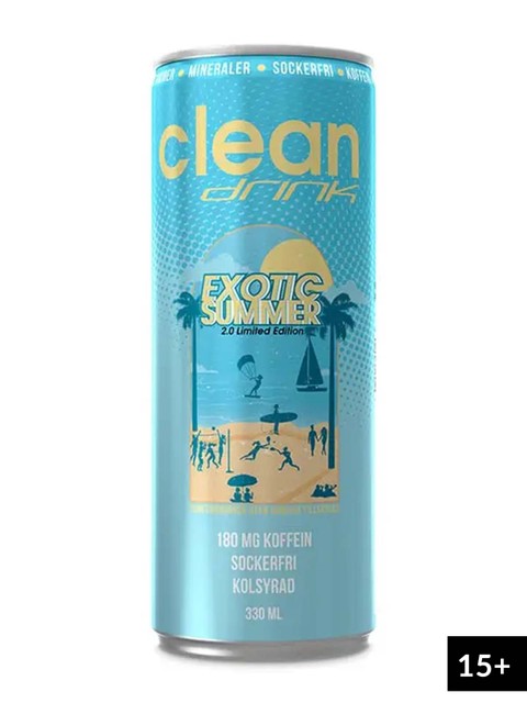 CLEAN Drink - Energy Drink, 33 cl