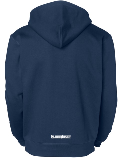 SW Hoodtröja Parry Zip, Navy - liten logo (Dingle AIK)