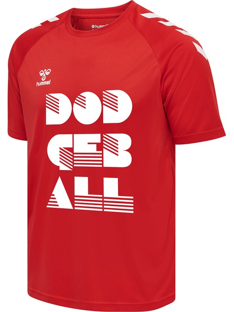 Hummel Everyday T-shirt #1, Red (Dodgeball Sweden)