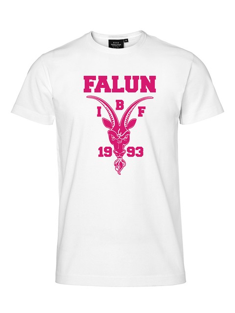 Supporter T-shirt Vit/Rosa (IBF Falun Supporter)