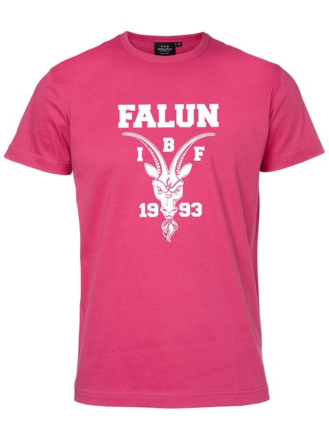 IBF Falun Supporter t-shirt, Rosa/Vit
