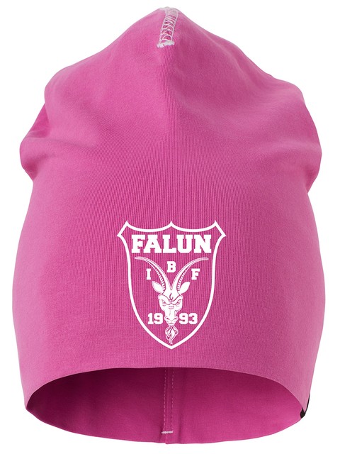 IBF Falun Beanie, Rosa/Vit liten logo