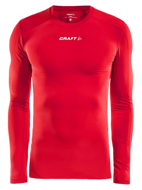 Craft Compression Shirt LS, Bright Red (IFK Fjärås)