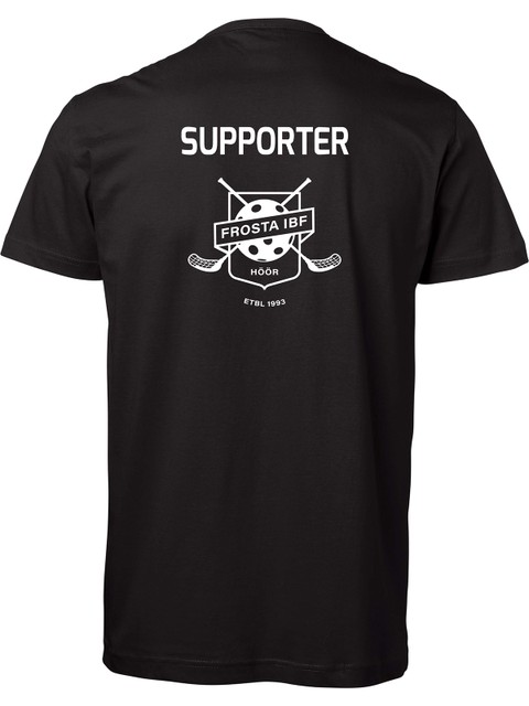 T-shirt Supporter, Black (Frosta Innebandy)