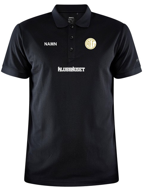 Craft Polo Shirt Unify, Black (Gamlestaden FF)