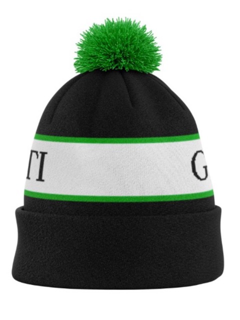 GTI - Stickad mössa med tofs