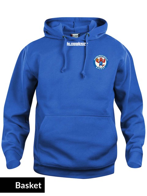 Hoodie Basic - Blå (Hamburgsunds IF - Basket)