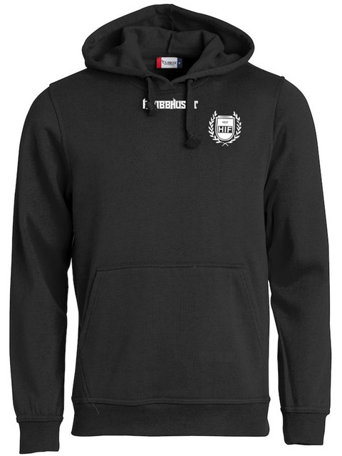 Hoodtröja Basic - Svart (Hamburgsunds IF)
